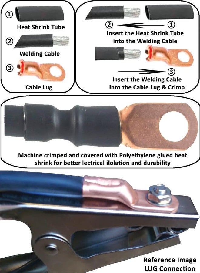 مشبك أرضي احترافي من نوع التمساح حاصل على علامة الجودة ISI من شركة Metal Arc، مخصص للحام والتثبيت - ECML601i - 600 أمبير (عبوة من قطعة واحدة) - Image 4